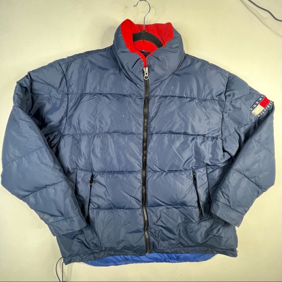 Vintage 90's Tommy Hilfiger Down Puffer Jacket - Picture 3 of 8